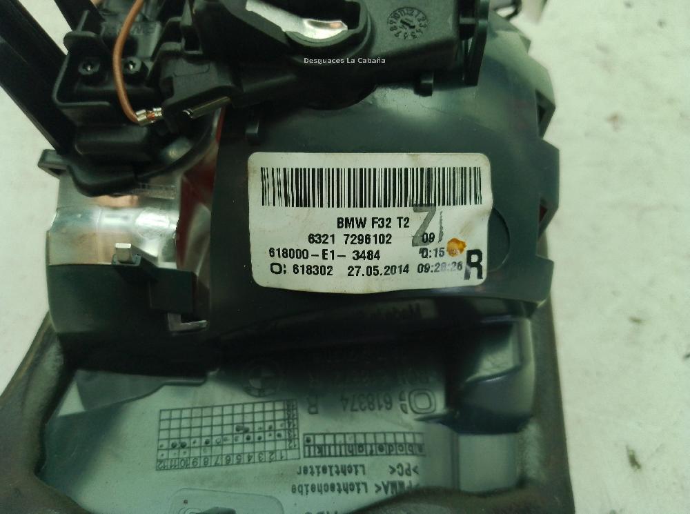 Piloto trasero derecho interior N47 D20 C 63217296102 de Bmw 4 gran coupe (f36) 2014-0 con 1000 km - pieza usada