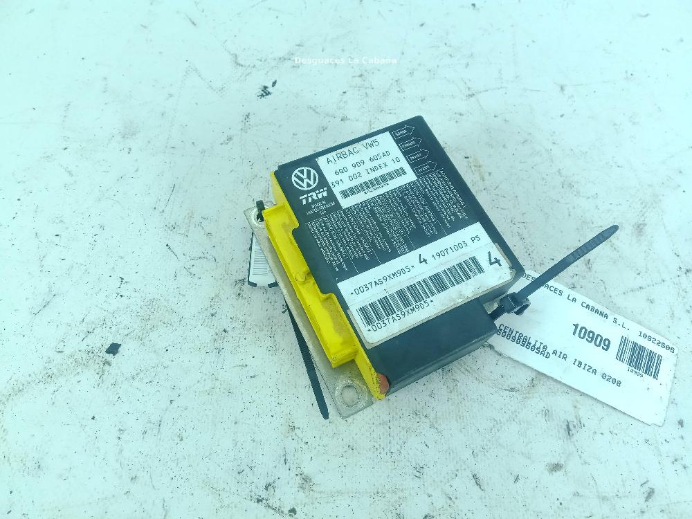 SEAT Leon 1 generation (1999-2005) SRS Control Unit 6Q0909605 26048453