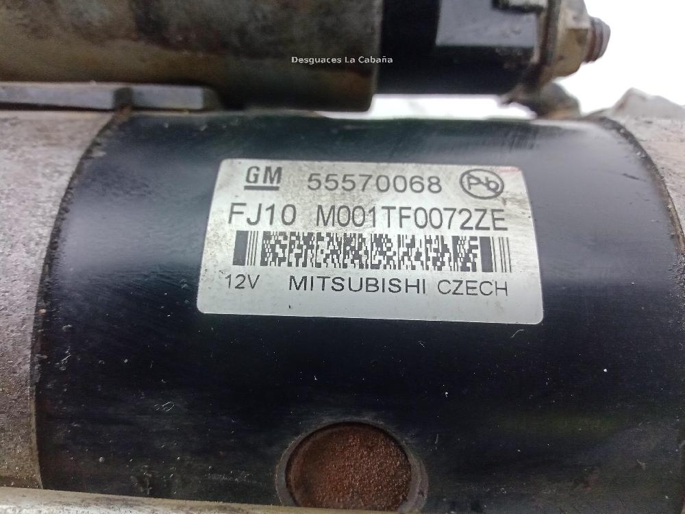 OPEL Astra J (2009-2020) Starter Motor 55570068,M001TF0072ZE 26037984