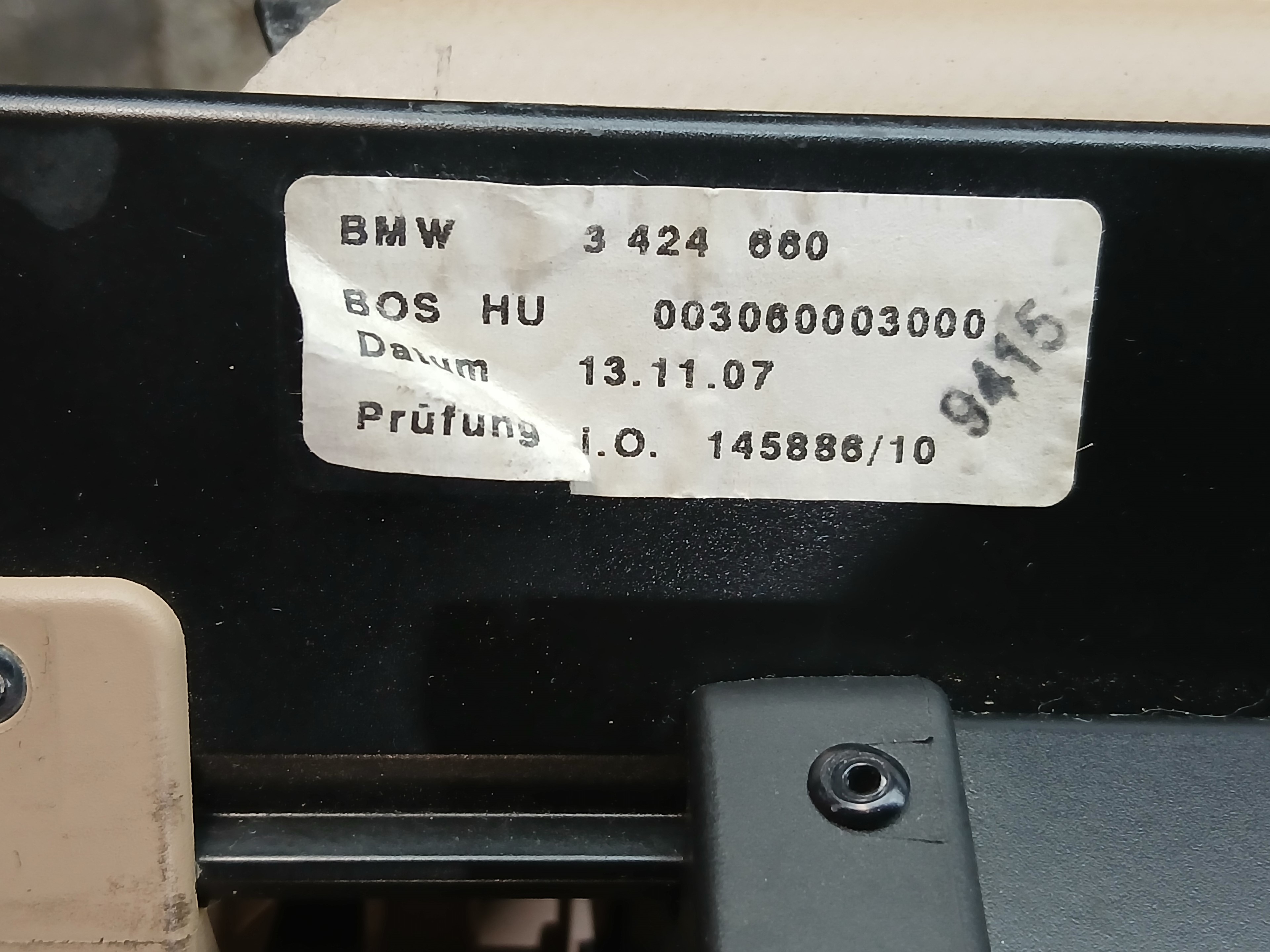 Bandeja trasera N52D25A 3424660 de Bmw X3 2008-2010 - pieza usada