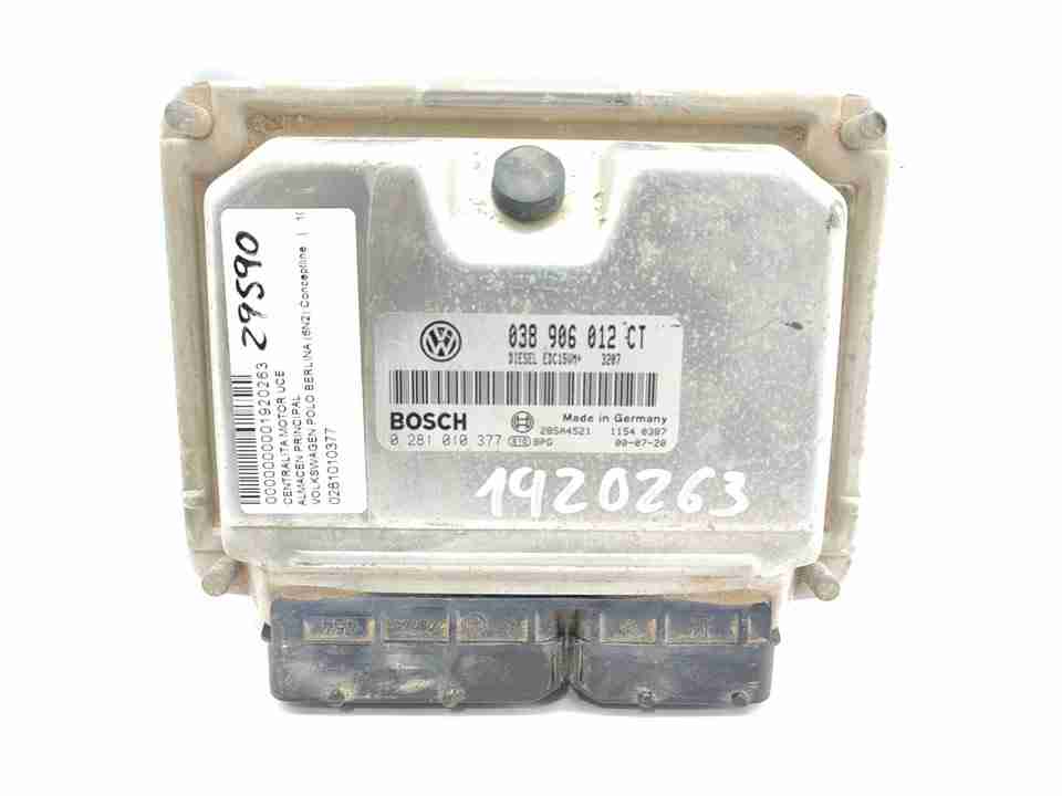 Switchboard engine uce ASX 0281010377 de Volkswagen Polo v (6r1, 6c1) 2011-2014 64 CV