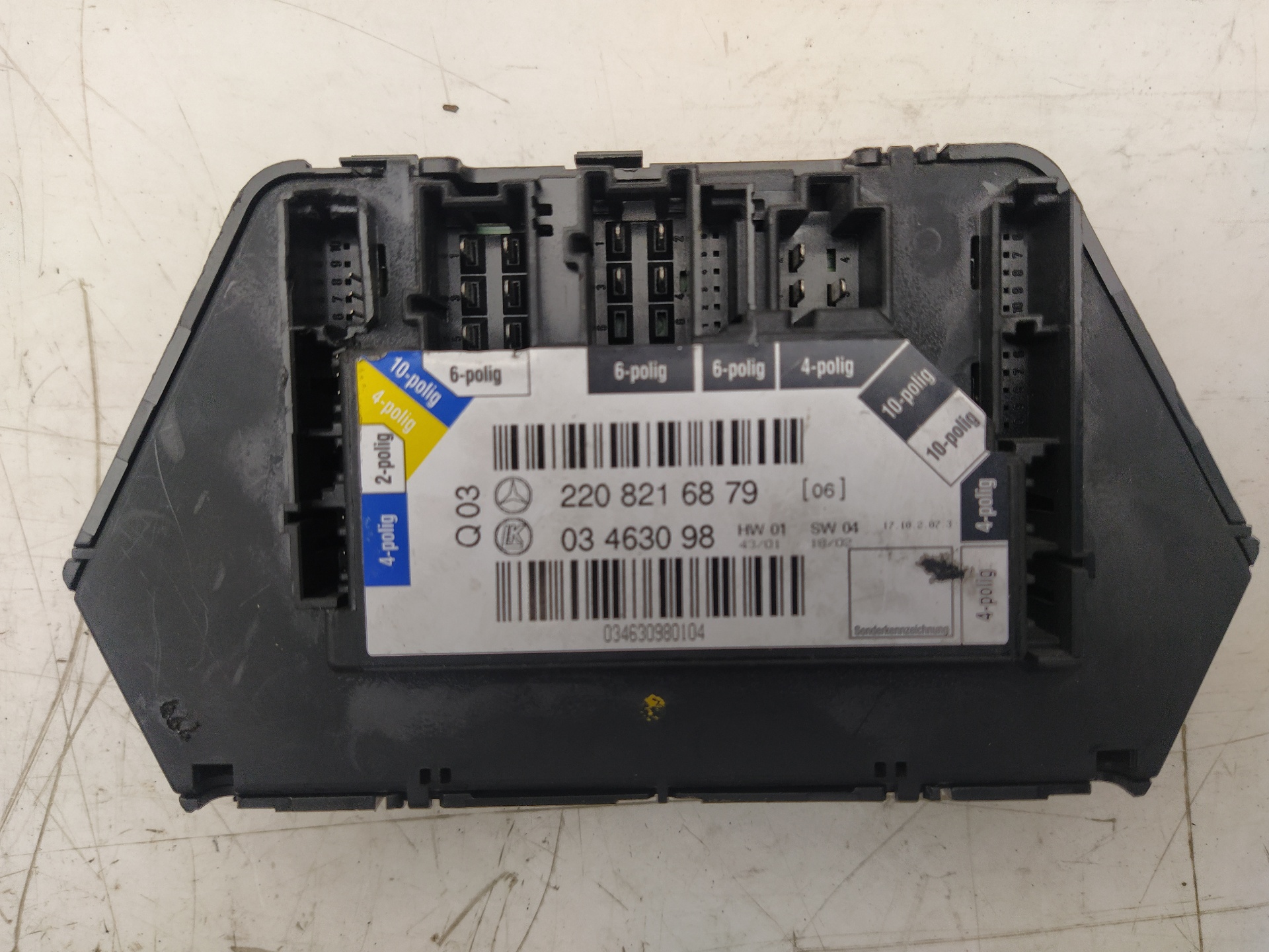 Módulo electronico OM648960 2208216879 de Mercedes-benz Clase s (w220) berlina 1998-0 204 CV con 199515 km - pieza usada