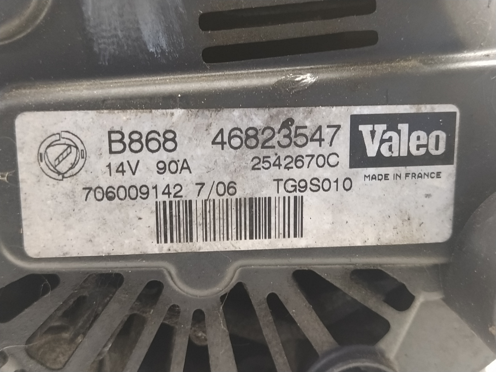 Alternador 223A9000 46823547 de Fiat Strada (278) 1999-2014