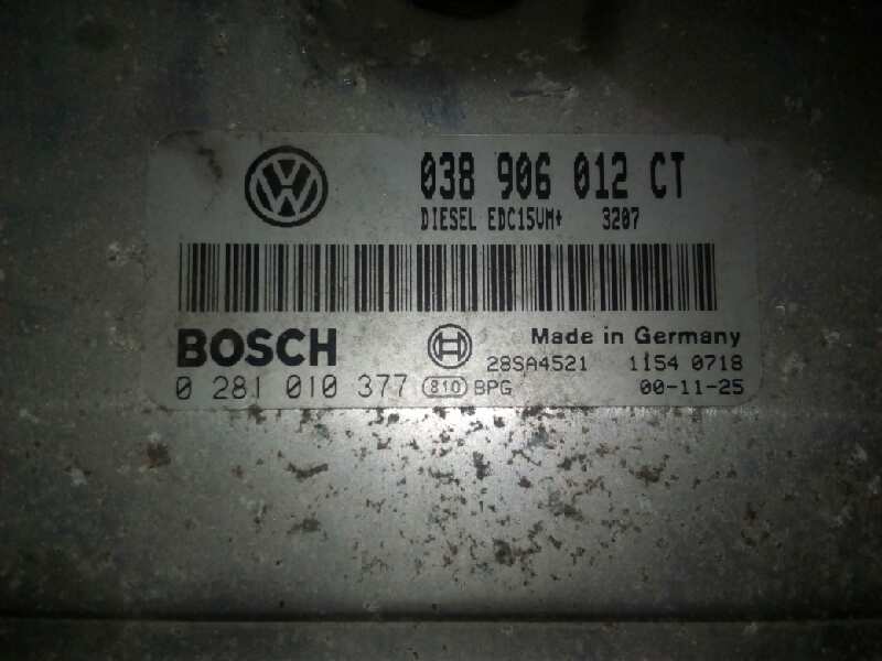 Switchboard engine uce ASX 0281010377 de Volkswagen Polo (6n2) 1999-2001 64 CV - pieza usada