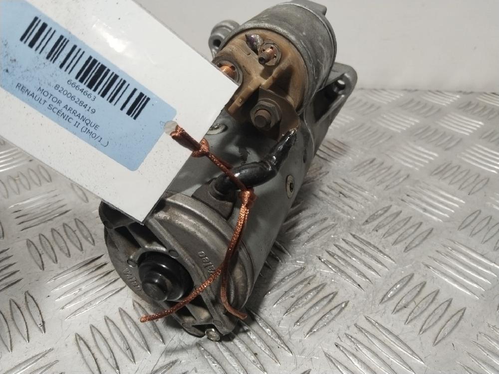 Démarreur F9Q 803,F9Q 804,F9Q 816,F9Q 818 8200628419 de Renault Scénic ii (jm0/1_) 2003-2006 131 CV con 278259 km - pieza usada
