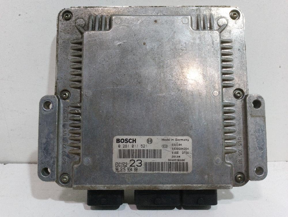 Motorsteuergerät RHY 0281011521 de Citroen Xsara picasso (n68) 1999-2011 90 CV con 1661480 km