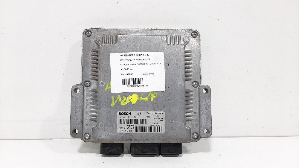 Motorsteuergerät RHY 0281011521 de Citroen Xsara picasso (n68) 1999-2011 90 CV
