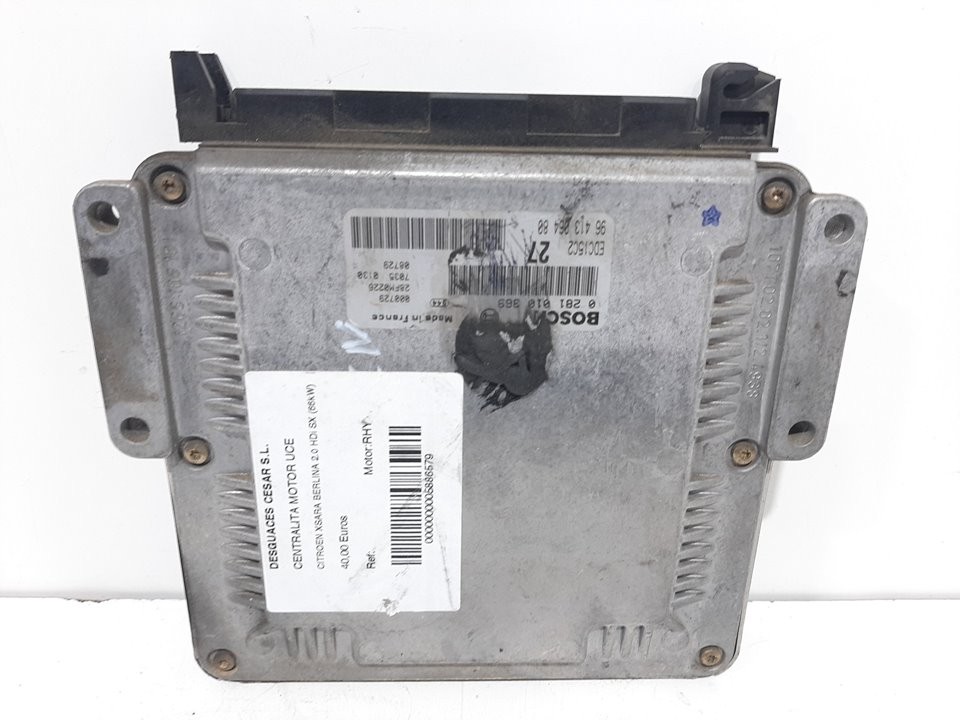 Centralita motor uce RHY 0281010369 de Citroen Xantia (x1_, x2_) 1995-1999 90 CV con 214380 km - pieza usada