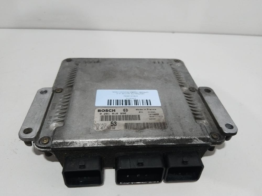 Switchboard engine uce RHY (DW10TD) 0281010996 de Citroen Xsara picasso (n68) 1999-2011 90 CV con 252853 km - pieza usada