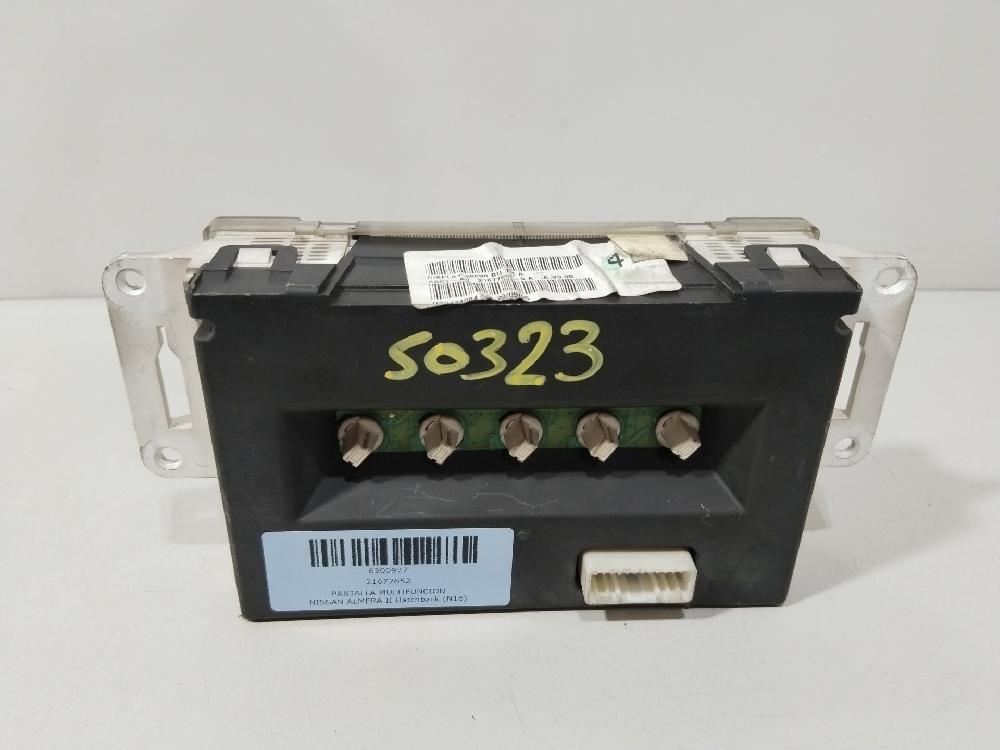 Pantalla multifunción YD22DDT 21677652 de Nissan Almera ii hatchback (n16) 2000-2003 112 CV con 147764 km - pieza usada