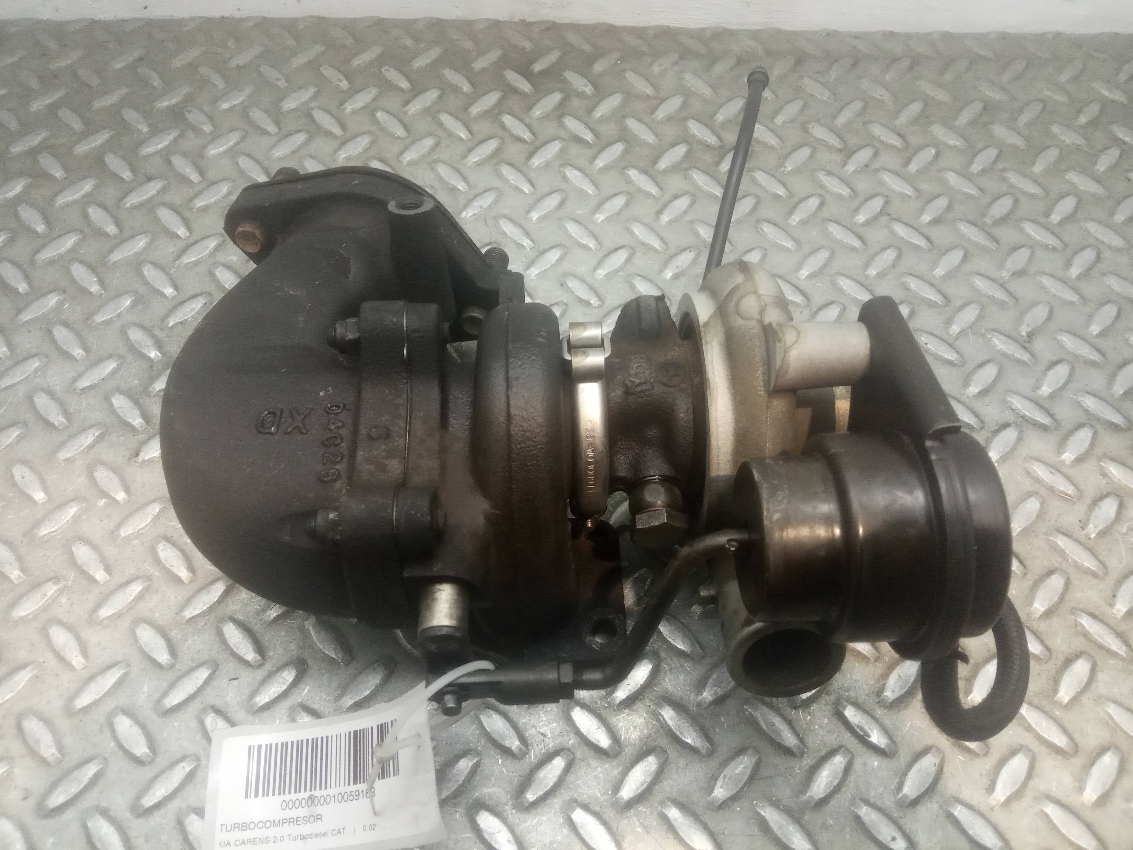 KIA Carens 2 generation (2002-2006) Turbocharger 04C26, KD194155, 2823127000 23350142