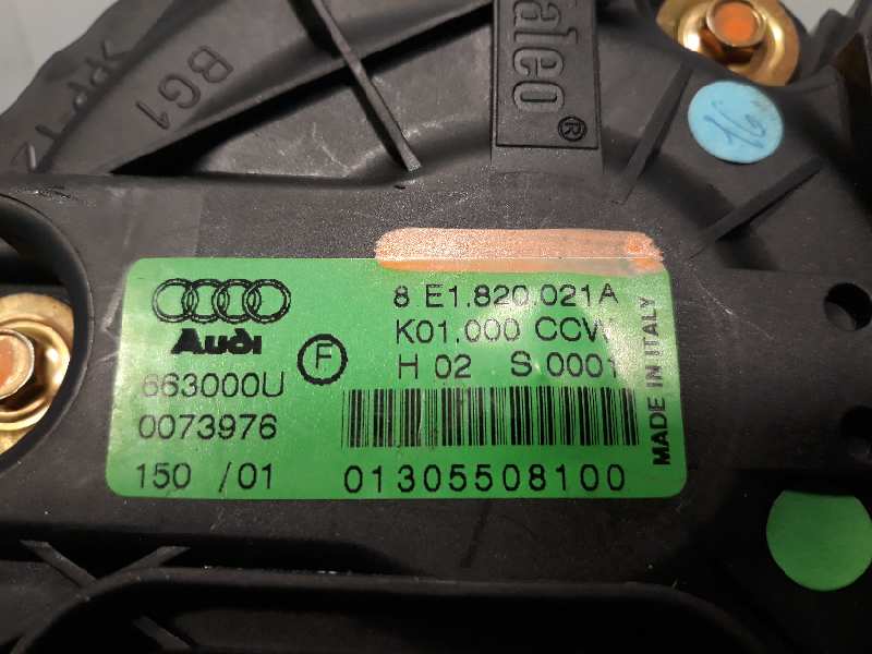 AUDI A4 B6/8E (2000-2005) Lämmittimen tuuletin 8E1820021E 23294321