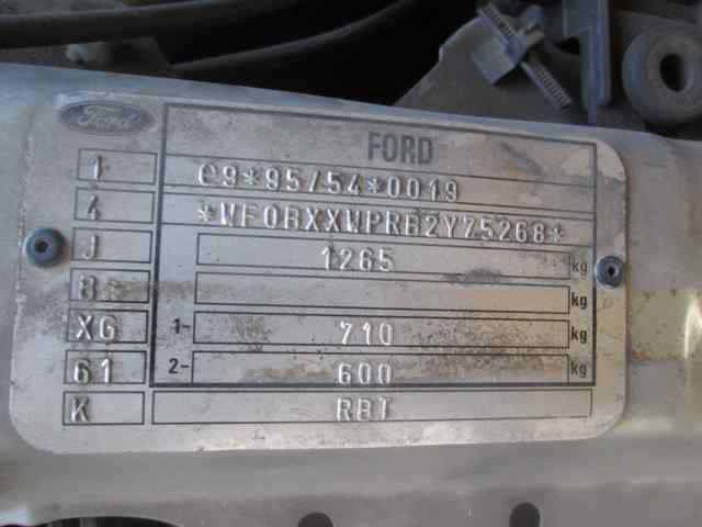 FORD Ka 1 generation (1996-2008) Ľavé krídlové zrkadlo MANUAL 18656933