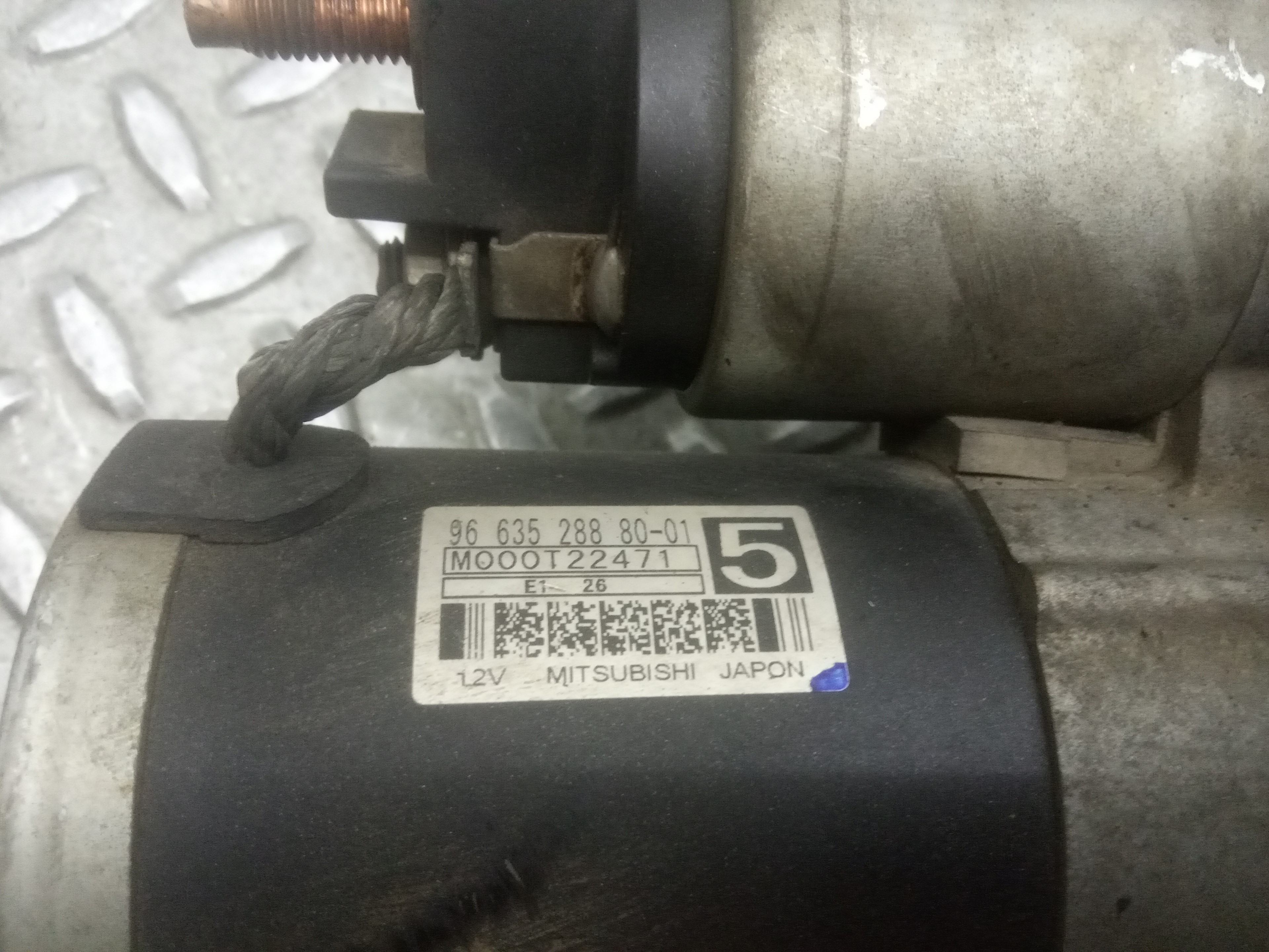 CITROËN C3 1 generation (2002-2010) Starter Motor 9663528880,M000T22471 22482617