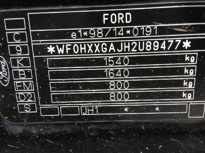 FORD Fiesta 5 generation (2001-2010) Galinio dangčio (bagažinės) valytuvo varikliukas 1422314 18695588
