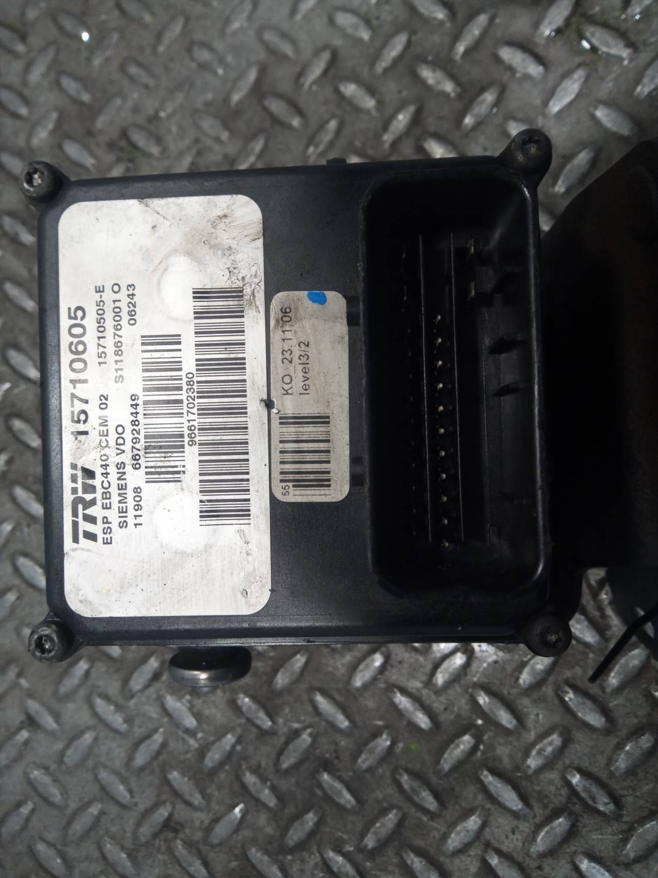 PEUGEOT 407 1 generation (2004-2010) ABS Pump 15710605, 15710505E, 9661702380 23236540