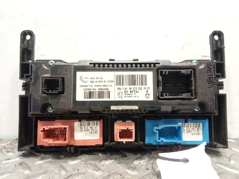 PEUGEOT 407 1 generation (2004-2010) Climate  Control Unit 96573322 18502448