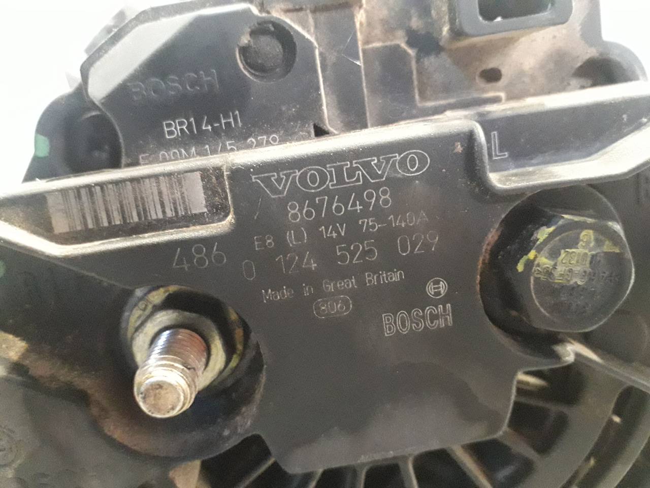 VOLVO S60 1 generation (2000-2009) Alternator 0124525029, 8676498 23693784