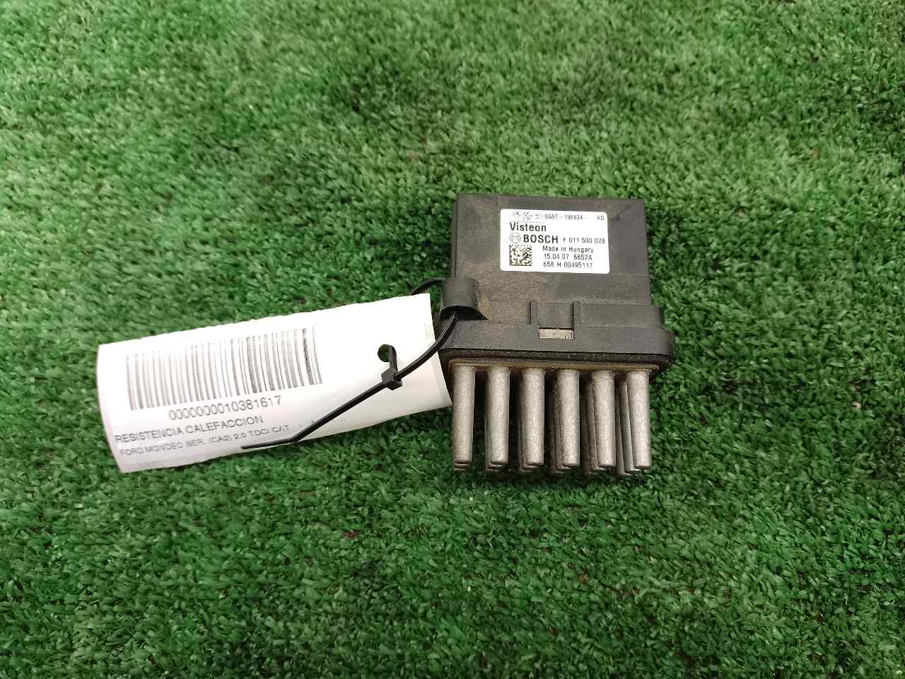 FORD Mondeo 4 generation (2007-2015) Interior Heater Resistor 6G9T19E624AD,F011500028 23993186