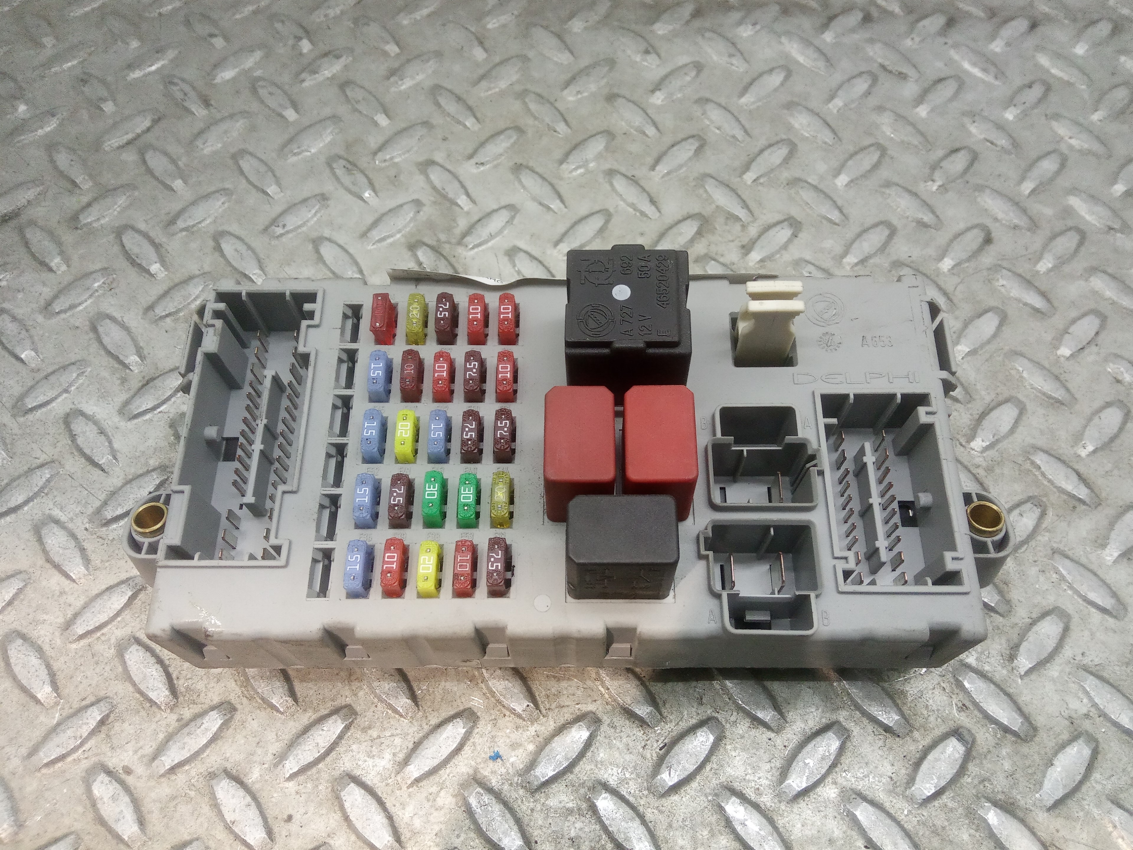 FIAT Doblo 1 generation (2001-2017) Fuse Box 46520600 20990597