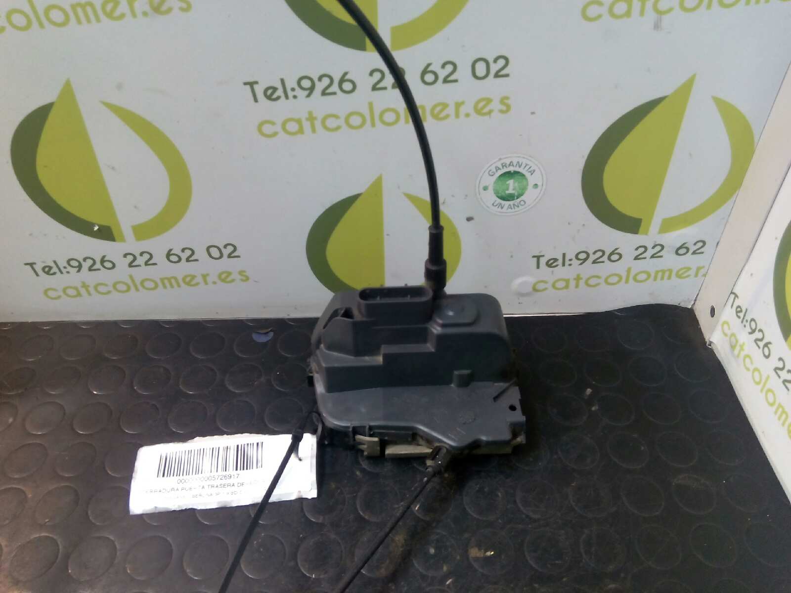 RENAULT Megane 2 generation (2002-2012) Rear Right Door Lock ELECTRICA, 6PINES 18570289