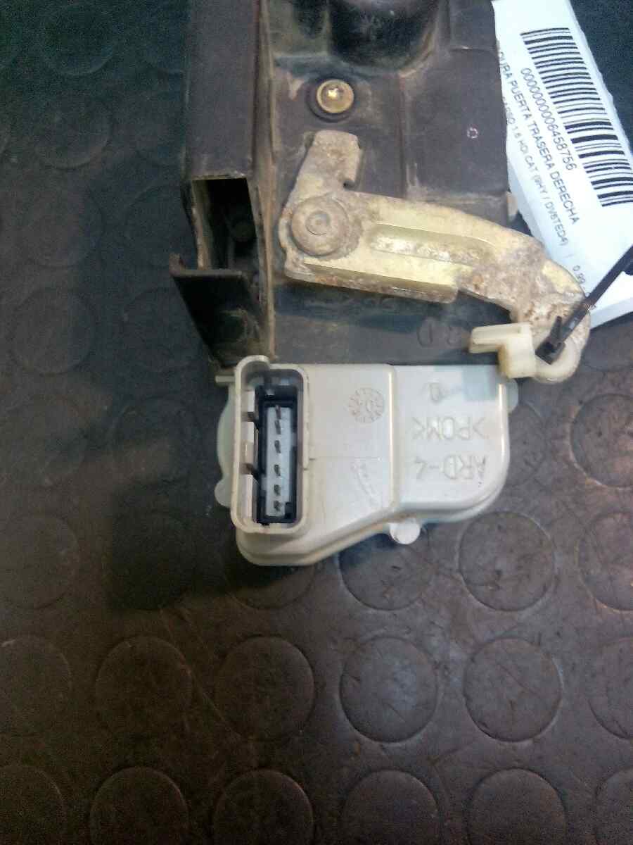 CITROËN Xsara Picasso 1 generation (1999-2010) Rear Right Door Lock ELECTRICA, 6PINES 18602842