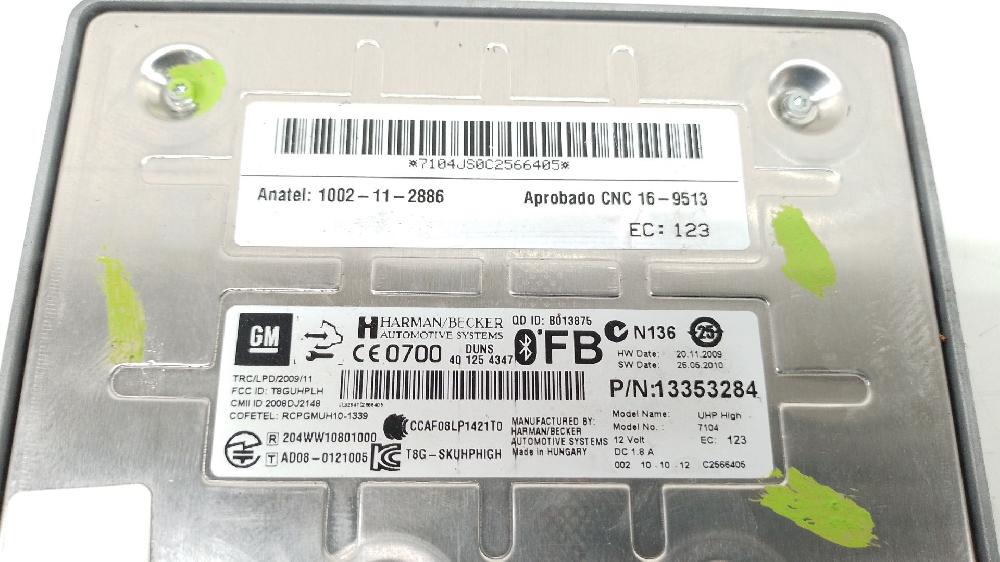 Módulo electronico A 20 DT,Y 20 DTJ,Z 20 DTJ 13353284 de Opel Zafira tourer c van (p12) 2011-0 131 CV con 197877 km - pieza usada