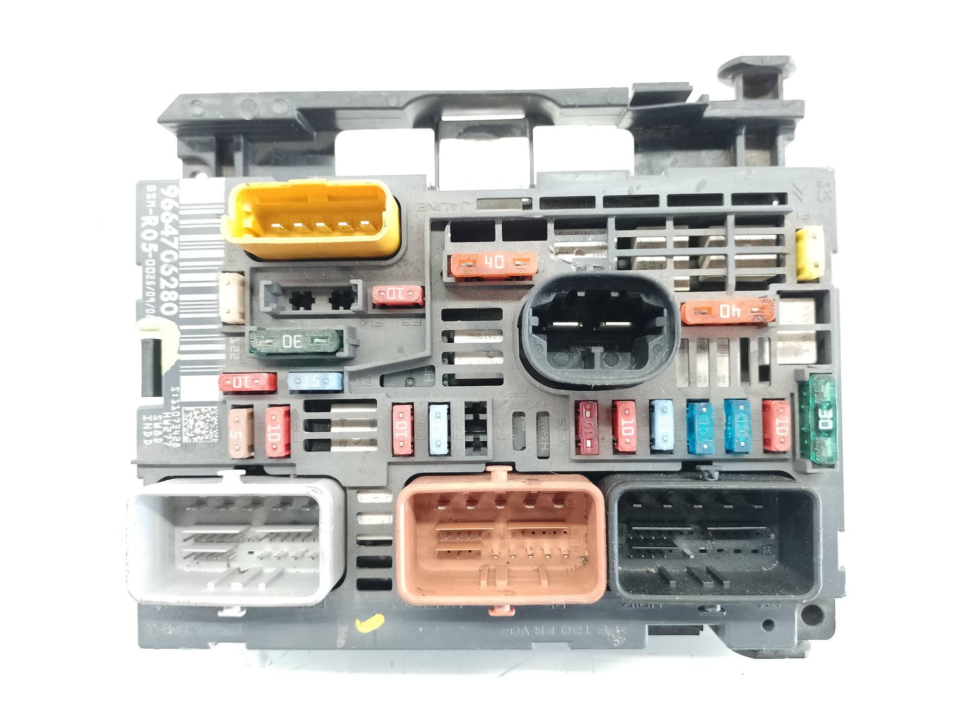 PEUGEOT 308 T7 (2007-2015) Säkringsbox 9664706280 25427445