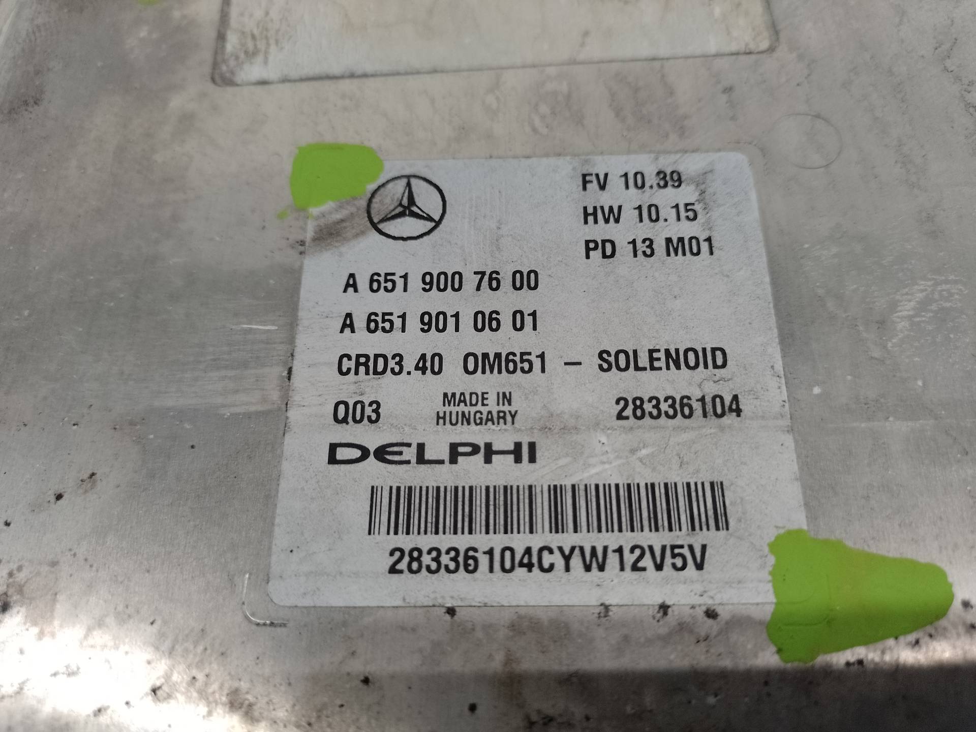 MERCEDES-BENZ A-Class W176 (2012-2018) Other part A6519007600 25617874