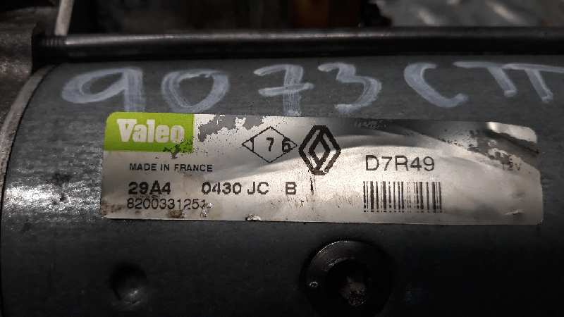 Démarreur F9Q B8 8200628419 de Renault Scénic ii (jm0/1_) 2003-2006 120 CV con 1 km - pieza usada