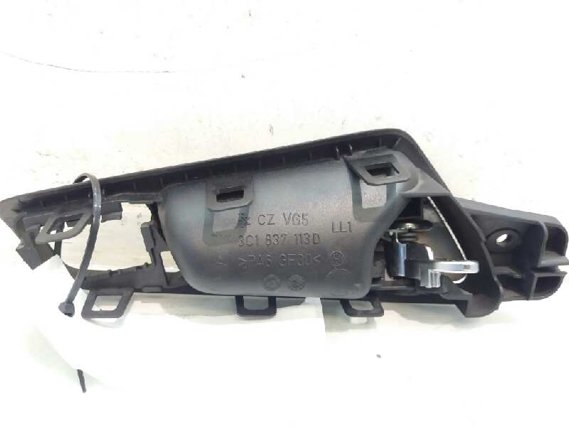 VOLKSWAGEN Passat B6 (2005-2010) Front Left Door Interior Handle Frame 3C1837113D 18671476