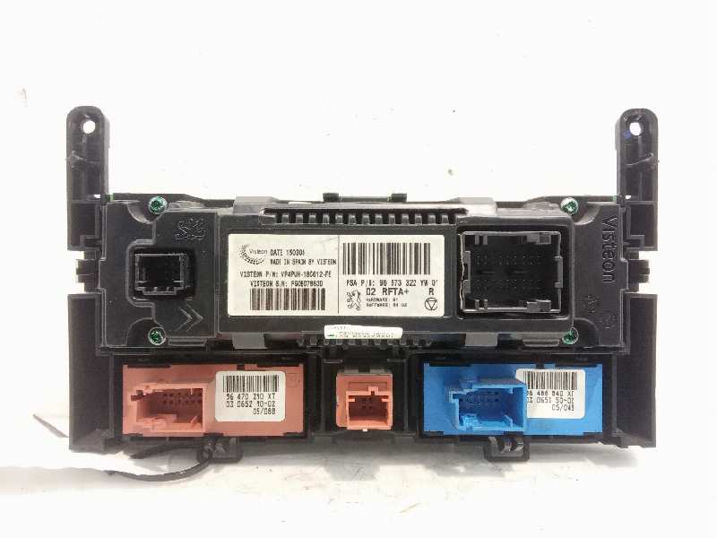 PEUGEOT 407 1 generation (2004-2010) Climate  Control Unit 96573322YW01, 96573322YW01 23283891