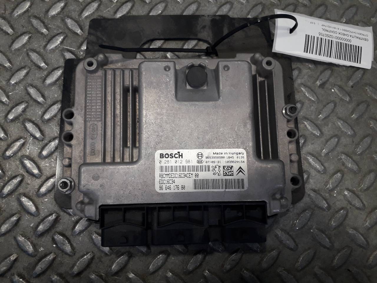 CITROËN C4 Picasso 1 generation (2006-2013) Other Control Units 0281012981,0281012981 23703045