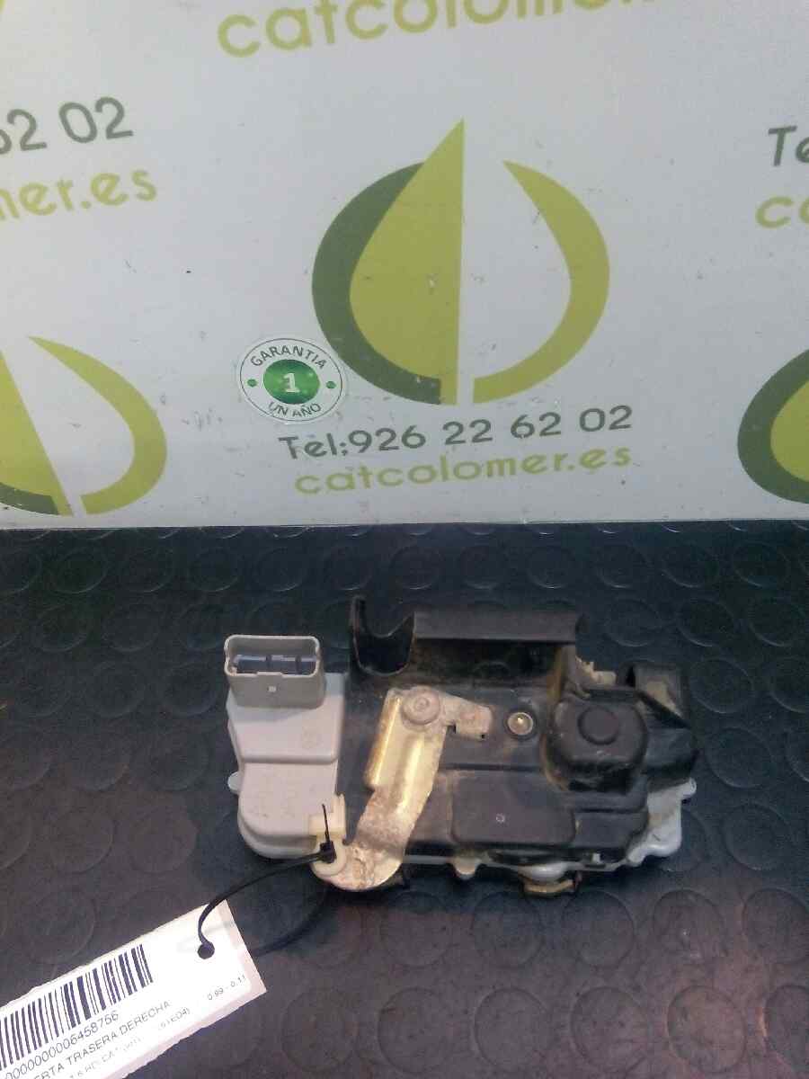 CITROËN Xsara Picasso 1 generation (1999-2010) Rear Right Door Lock ELECTRICA, 6PINES 18602842