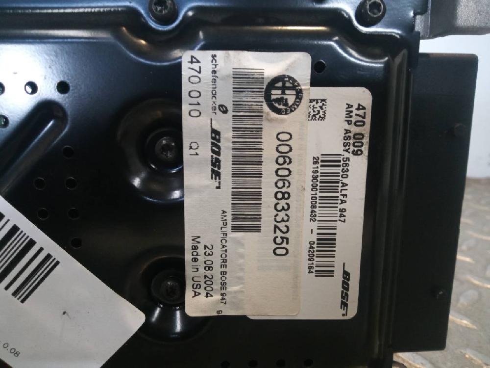 Amplificador sonido 937A5000 606833250 de Alfa romeo Gt (937_) 2003-2010 150 CV con 1 km - pieza usada