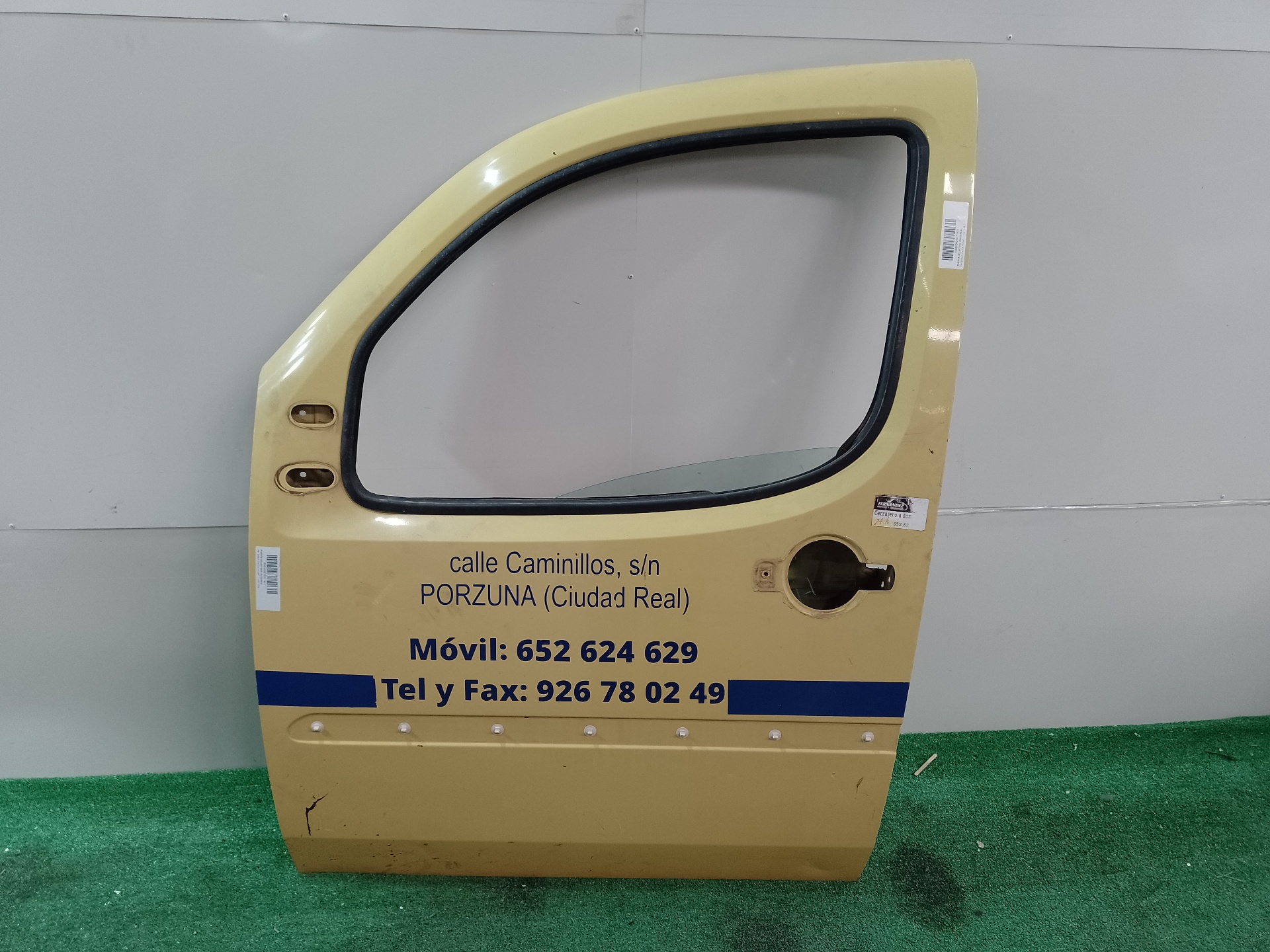 FIAT Doblo 1 generation (2001-2017) Priekinės kairės durys 24854415