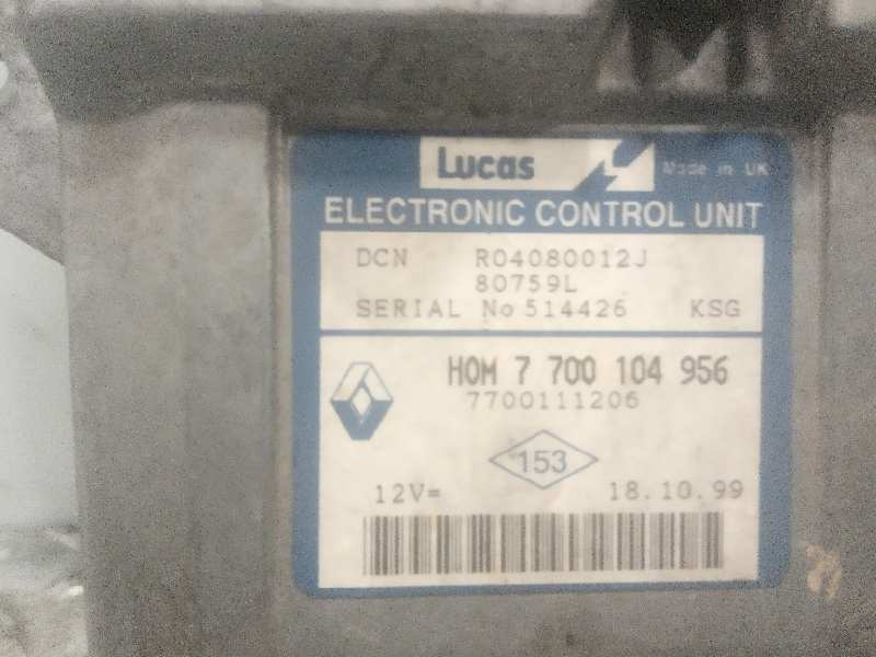 RENAULT Kangoo 1 generation (1998-2009) Citau veidu vadības bloki HOM7700104956 18549197