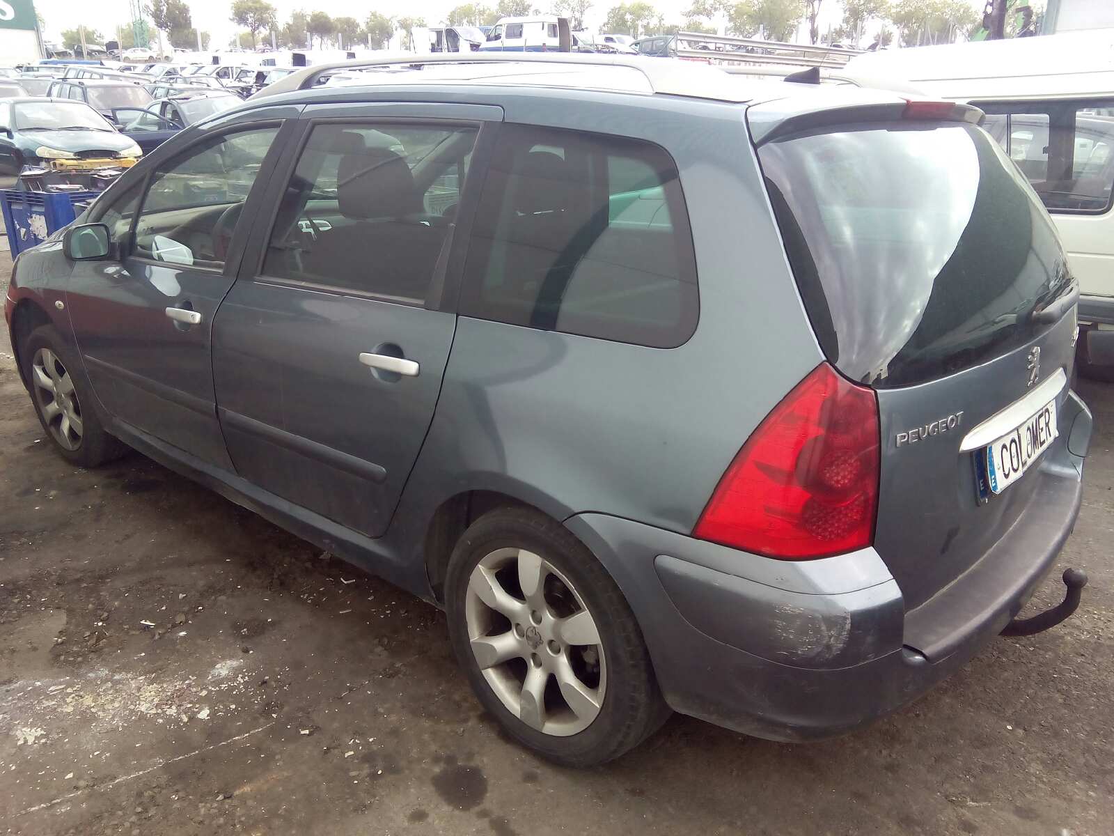 PEUGEOT 307 1 generation (2001-2008) Rear left door window lifter 9223A0 18590717