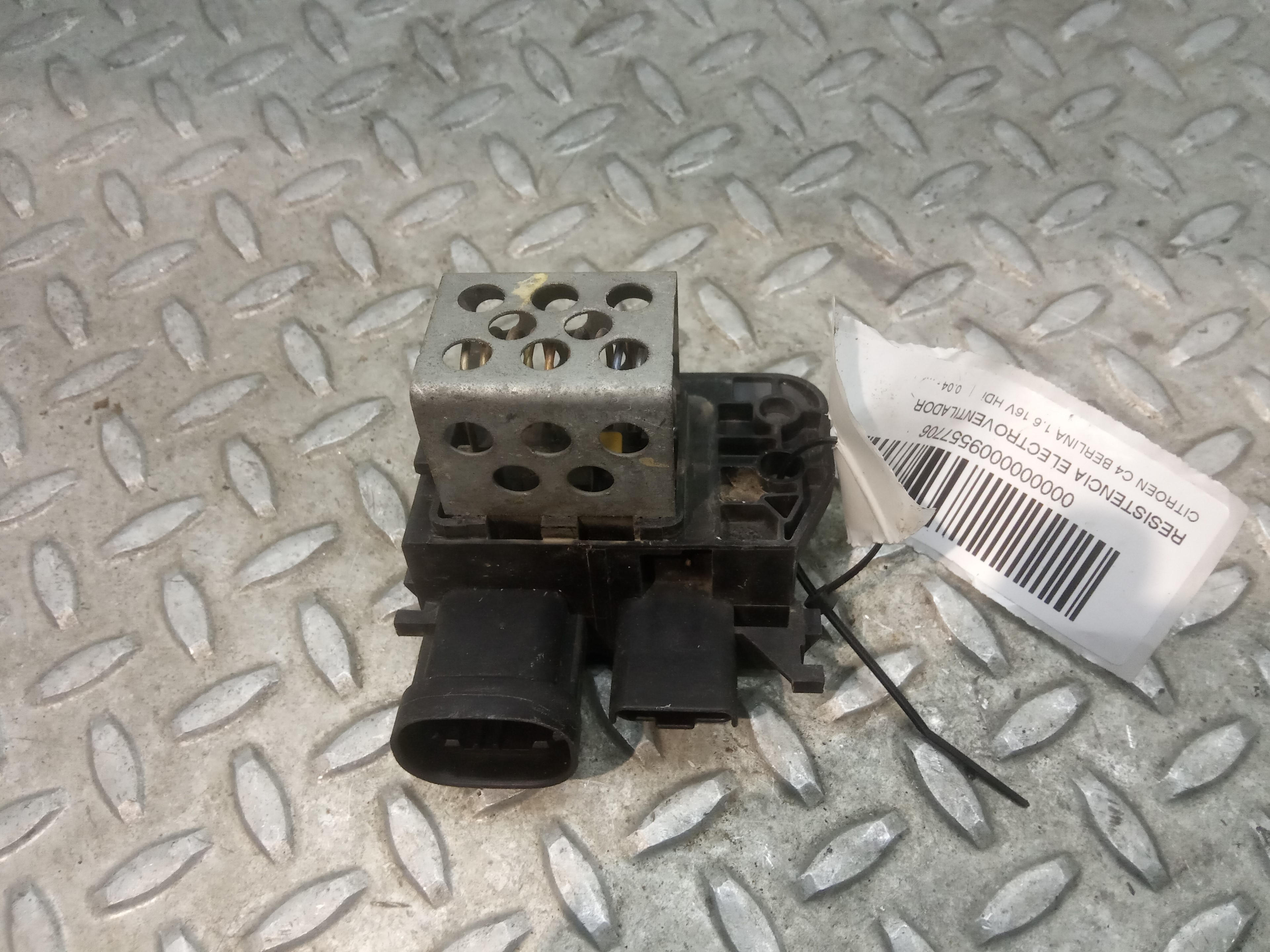 CITROËN C4 1 generation (2004-2011) Interior Heater Resistor 9673999880, F2182003 20484611