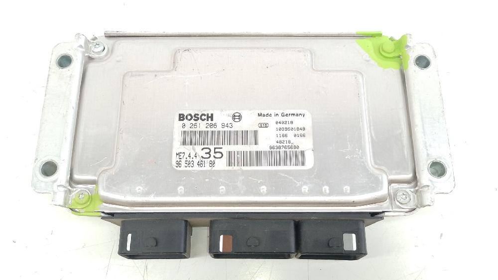 Centralina check control NFU 0261206943 de Peugeot 307 (3a/c) 2004-2009 109 CV con 1 km - pieza usada