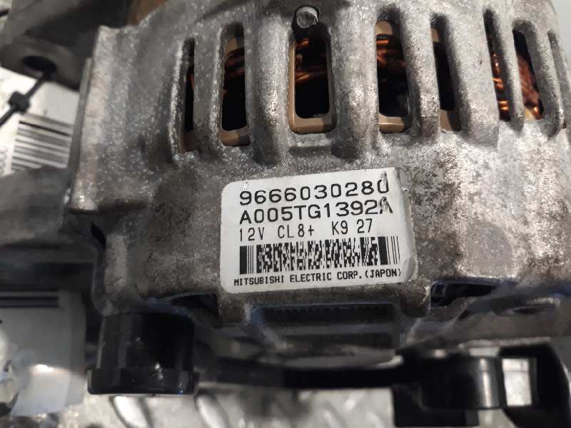 PEUGEOT 207 1 generation (2006-2009) Alternator 9666030280 18563985