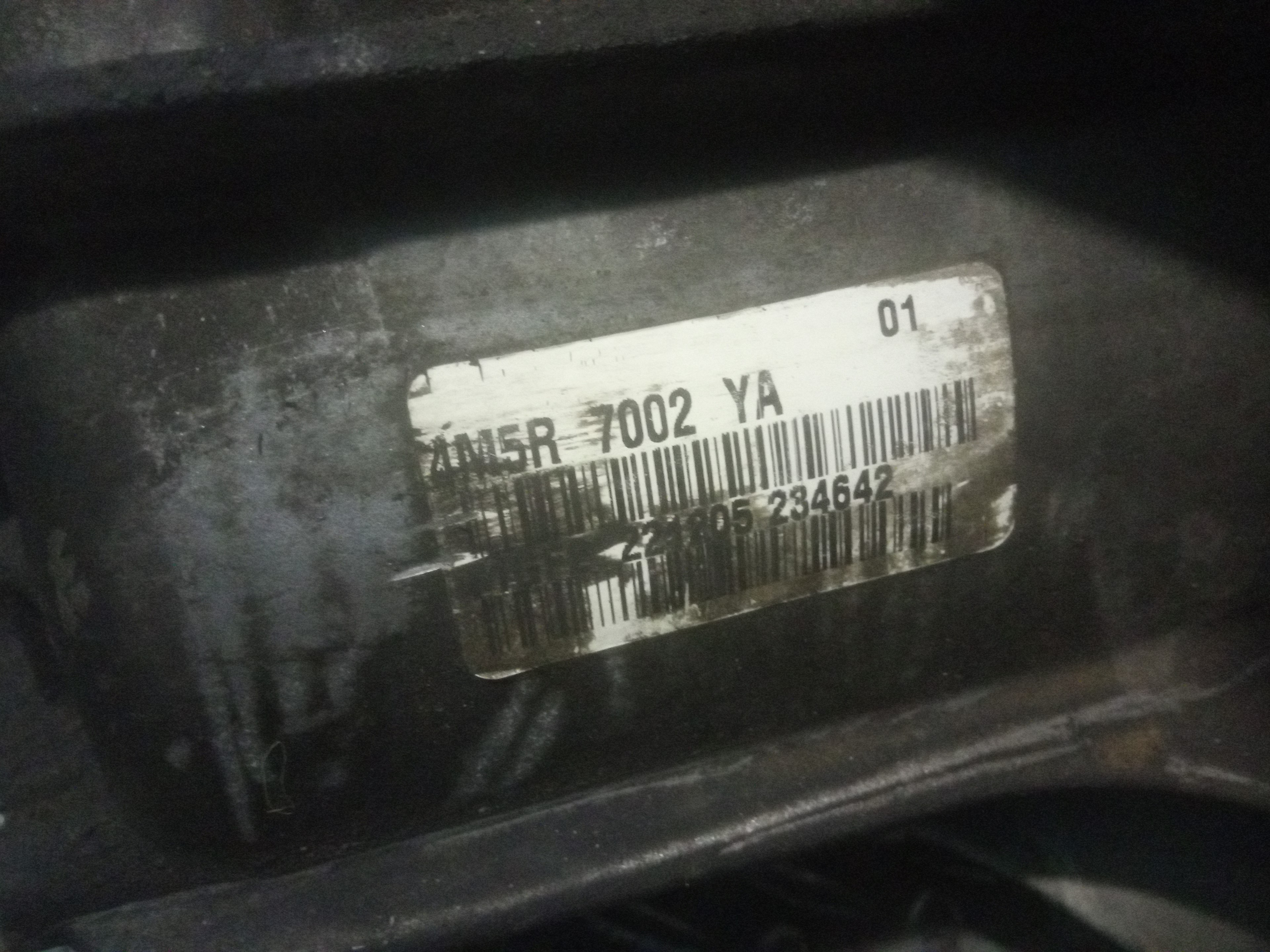 PEUGEOT Focus 2 generation (2004-2011) Gearbox 4M5R7002YA,4M5R7002YA 23696325