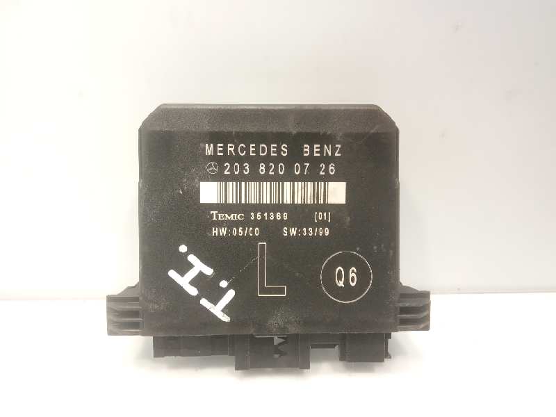 MERCEDES-BENZ C-Class W203/S203/CL203 (2000-2008) Komforto valdymo blokas 2038200726 18747230