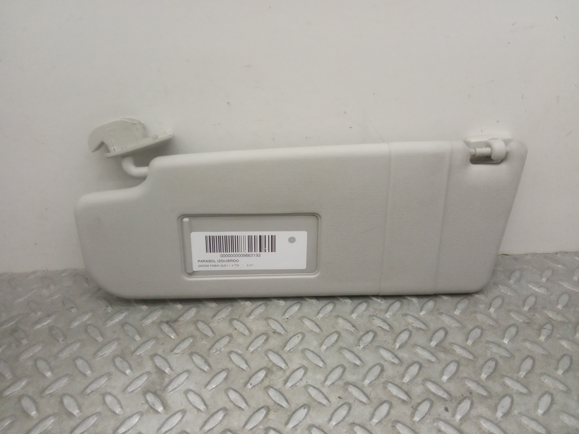 NISSAN Fabia 2 generation  (2010-2014) Solskærm i venstre side 23319941