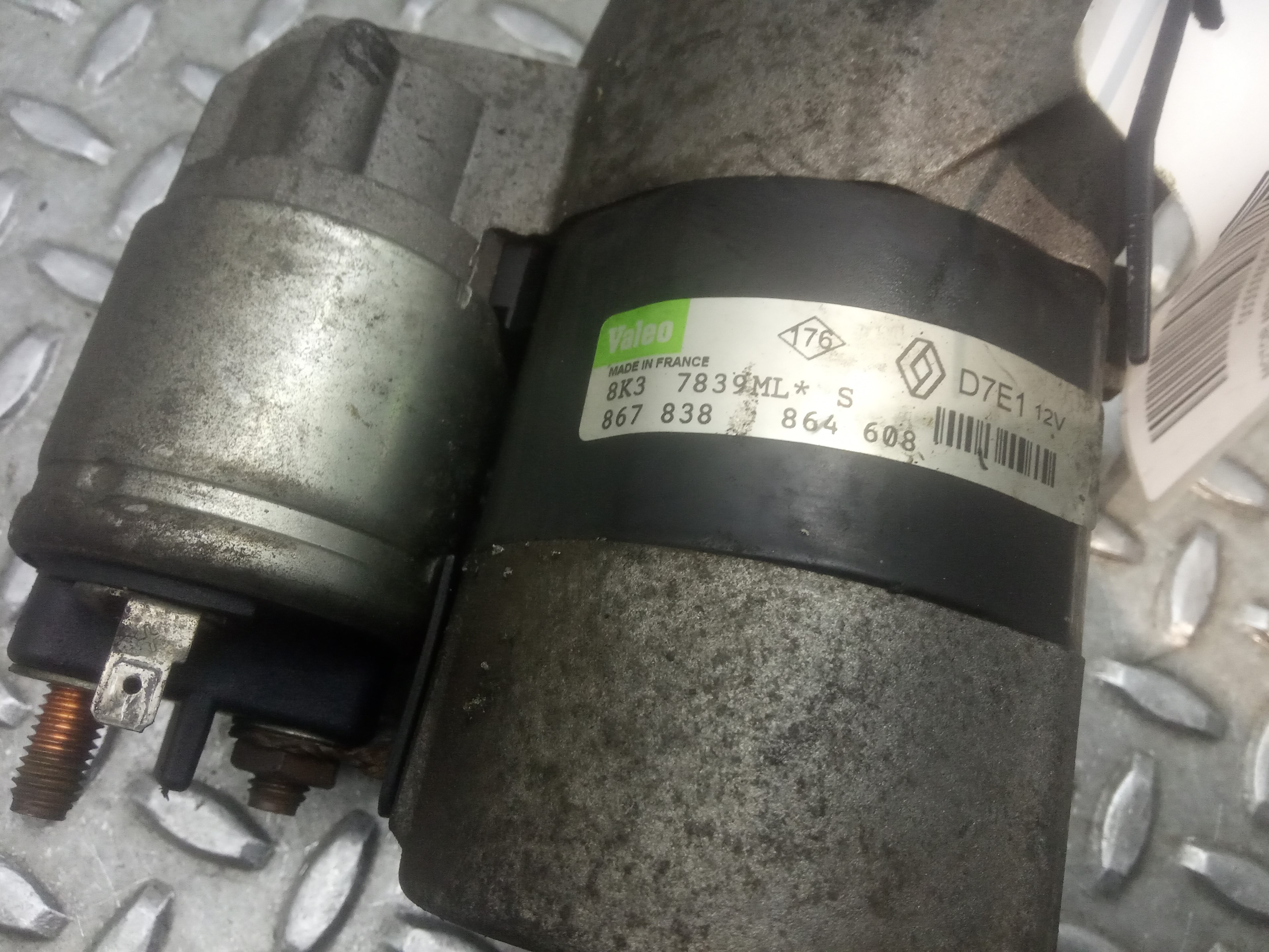 RENAULT Clio 3 generation (2005-2012) Starter Motor D7E1, D7E1, 867838 23331361