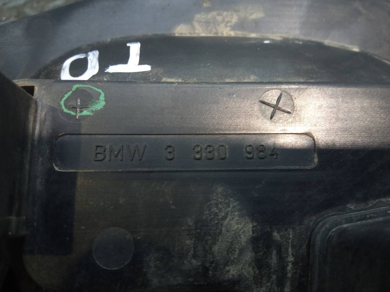 BMW X3 E83 (2003-2010) Наружная ручка задней правой двери 3330984 23372807