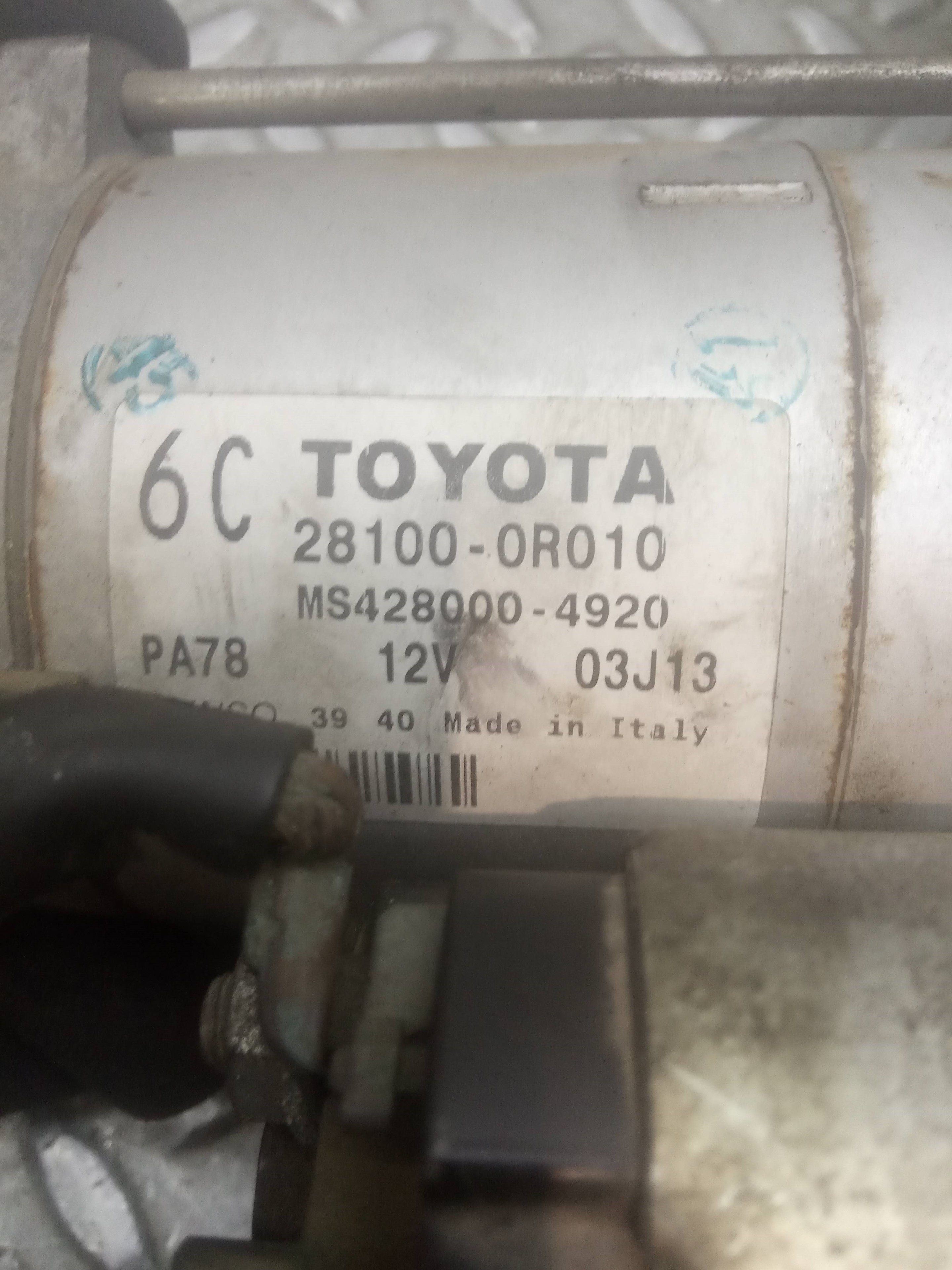 LEXUS IS XE20 (2005-2013) Starter Motor MS4280004920, MS4280004920, 281000R010 23350487