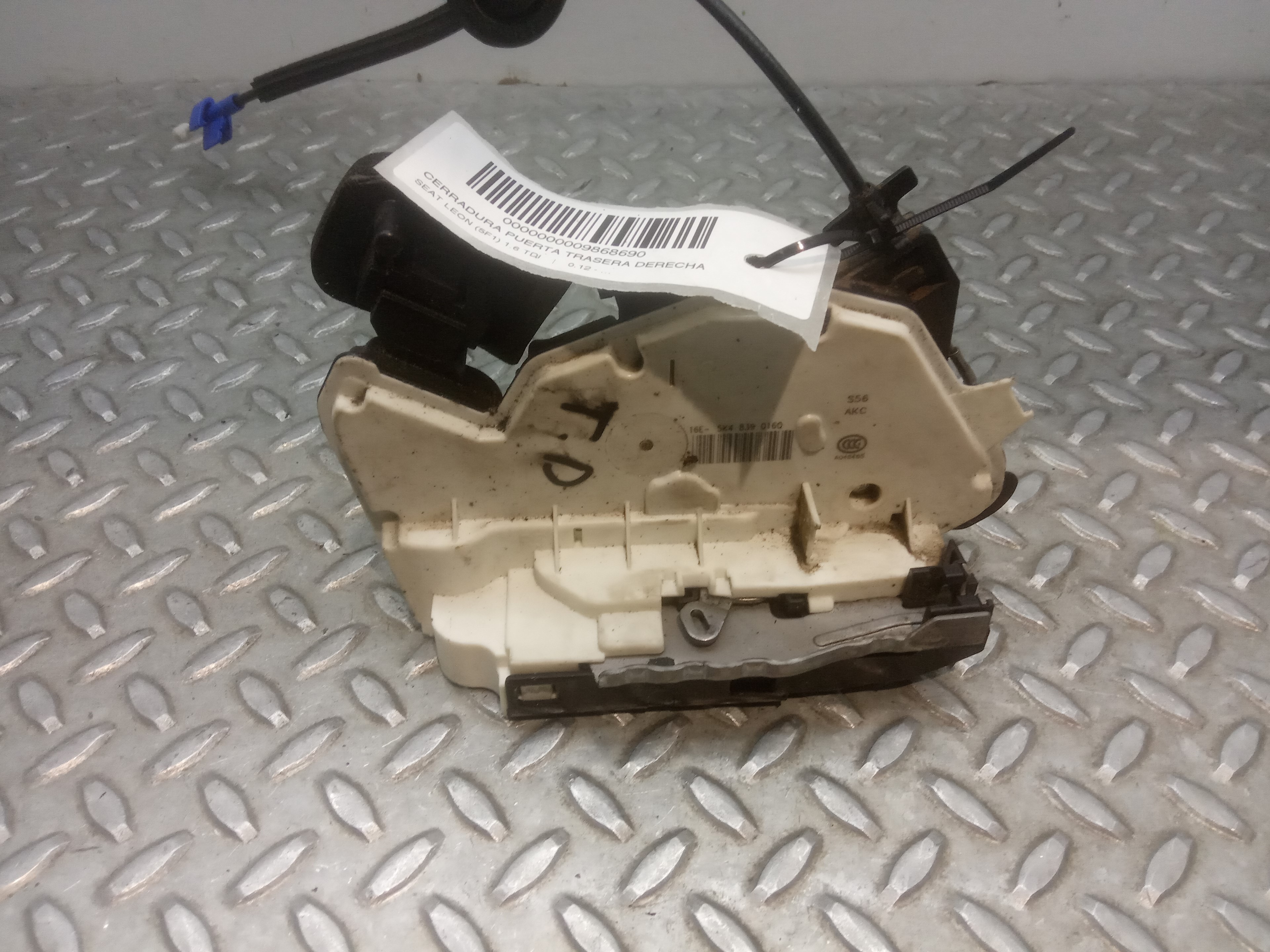 SEAT Leon 3 generation (2012-2020) Rear Right Door Lock 5K4839016Q, 5K4839016Q 23331449