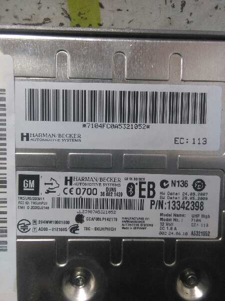 Centralita motor uce A20DTH 13342398 de Opel Insignia a sports tourer (g09) 2008-2012 160 CV con 1 km - pieza usada