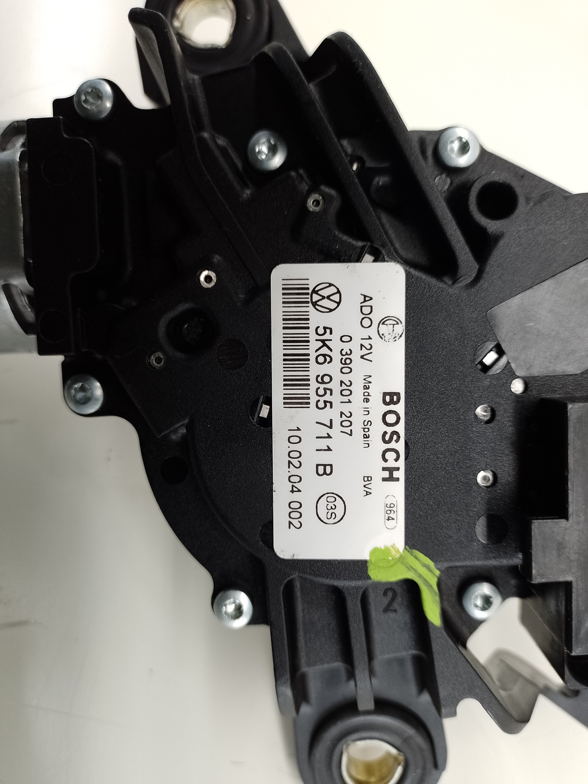 VOLKSWAGEN Golf Plus 2 generation (2009-2014) Tailgate  Window Wiper Motor 5K6955711B 25355443